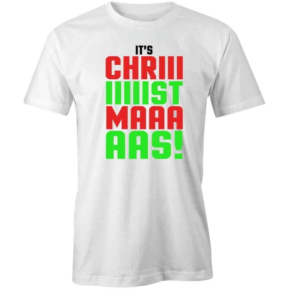 It's Christmas T-Shirt | Cool Xmas White Tee Gift