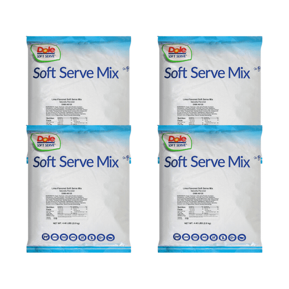 DOLE SOFT SERVE Lime Soft Serve Mix 4.4 lb/1.99 kgs