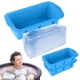 thumbnail image 1 of moldes grandes de silicona para cubitos de hielo, cubitos de hielo gigantes reutilizables, moldes para hacer ladrillos, bandeja de hielo grande para refrigeradores y bañeras de hielo, accesorios para, 1 of 4