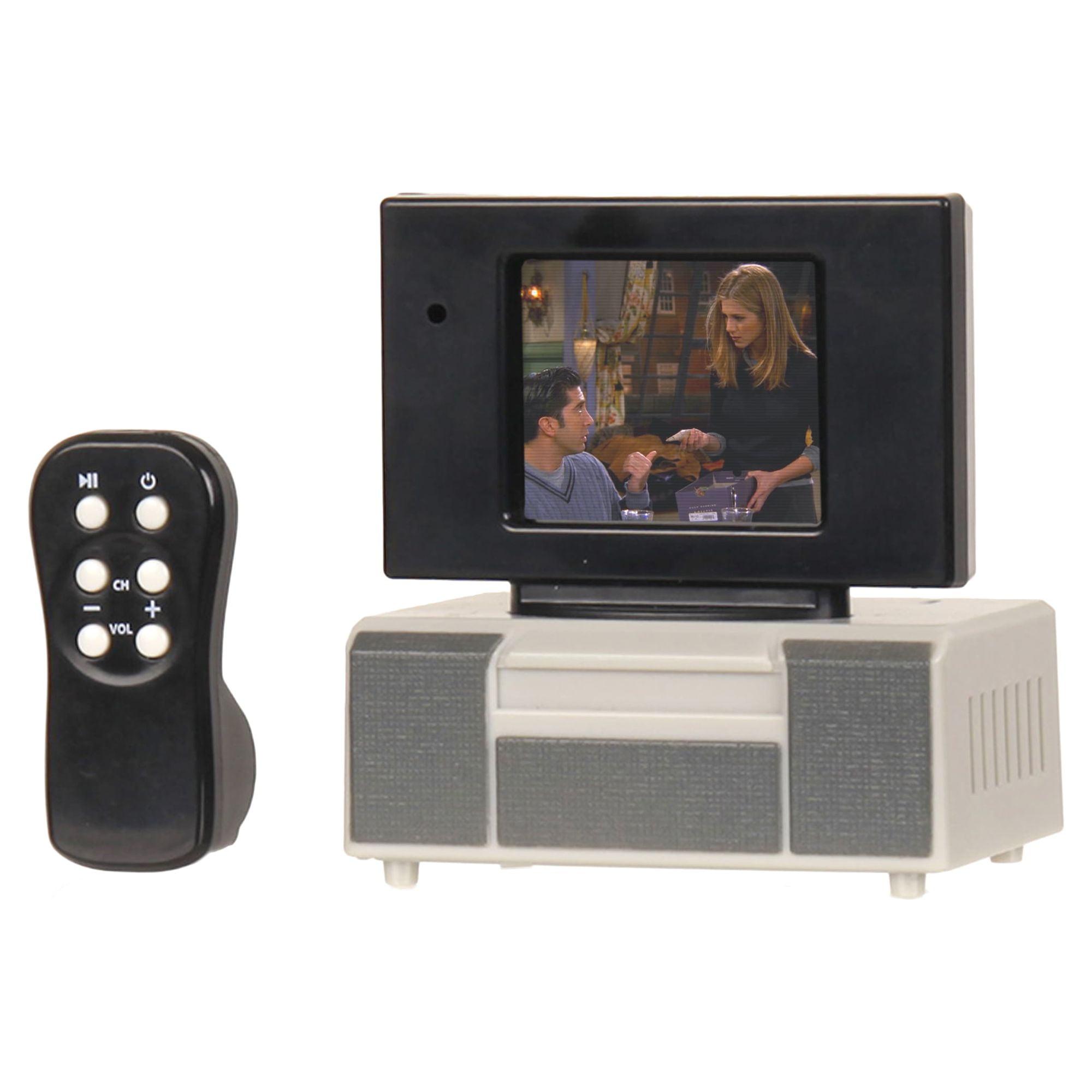NEW FALL '21 - Tiny TV Classics - Friends Edition- Newest Collectible from Basic Fun - Watch top Friends scenes on a real-working Tiny TV (with working remote)!