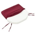 thumbnail image 6 of YEERSWAG 4pc Rounded Corner Outdoor Chair Cushion Filler High Density Sponge Seat Cushion,17x16x2 Inch, 6 of 10