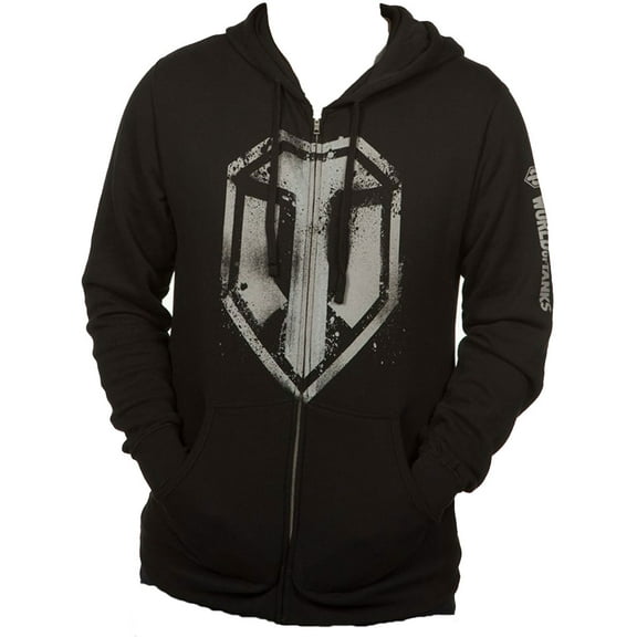 World of Tanks Spray Logo Zip-up Adult Hoodie