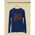 thumbnail image 3 of Rootin' Tootin' Merry Christmas Women's Long Sleeve, 3 of 4
