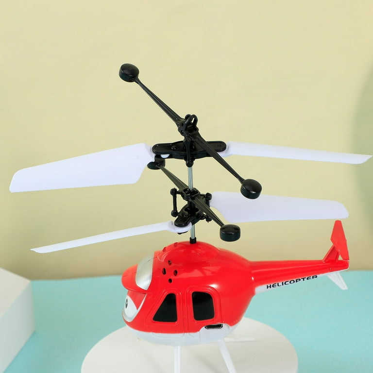 Helicopter Mini Cartoon Infraed Induction Helicopter Aircraft Flashing Light Toys Christmas Gift For Children And Teenagers Pool Toys For Toddlers 1 3