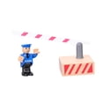 thumbnail image 4 of 1pc Wooden Traffic Roadblock Railing Toy Movable Traffic Barrier Imitating Traffic Police Working Scene Toy Solid Beech Model Toy with a Simulation Traffic Police Doll, 4 of 8