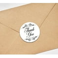 thumbnail image 4 of Darling Souvenir Round 1.6 Inches Swirl Border Thank You White Stickers Non Customized Gift-45 Pcs, 4 of 4