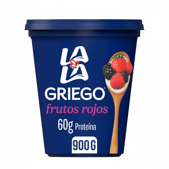 Yogurt batido Lala Griego frutos rojos 900 g