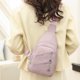 thumbnail image 5 of Bolsa De Pecho Bolso De Pecho Bolso de pecho para mujer, bolso cruzado de moda de cuero PU, riñonera, riñonera (púrpura), 5 of 6