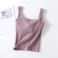 thumbnail image 6 of HAYIMI Women Stretch Camisole Tank Tops Soft Ribbed Knit Sleeveless Shirt Casual And Layering Square Neck Summer Solid Color Comfort Vests, 6 of 9
