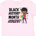 thumbnail image 4 of Inktastic Black History Month Rocks Girl with Guitar Boys or Girls Toddler T-Shirt, 4 of 5