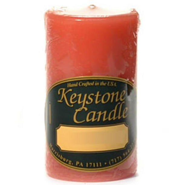 "Keystone Amber Oud Wood 2x3 Pillar Candles"