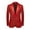 B_ Red, variant on YLSDY Men Sequin Tuxedo Prom Suit Jacket One Button Slim Fit Sport Coats Wedding Blazers Patchwork Casual Dance Jacket Gold M