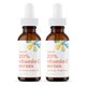 thumbnail image 1 of ASUTRA 20% Suero de vitamina C 1 fl oz (paquete de 2) - Suero facial iluminador de ácido ferúlico e hialurónico Vitamina E Aloe Jojoba, 1 of 5