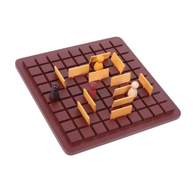 Juegos de mesa Ajedrez,Juegos de mesa de batalla para dos jugadores Ajedrez de madera,Juego de estrategia tradicional Juego de ajedrez para niños,Juego interactivo de ajedrez Juego de 17x17cm