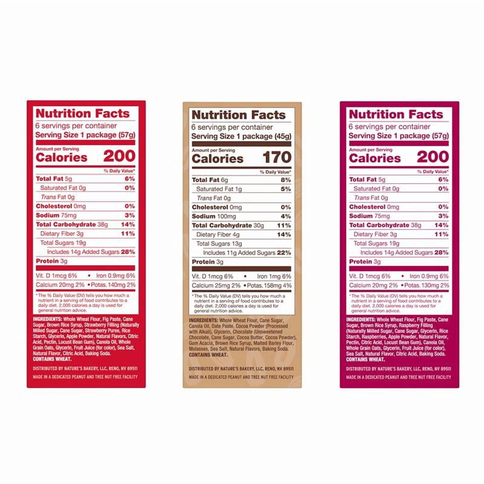 Nature's Bakery All Day Variety Pack, (35 Bars), Vegan, Non-GMO, Plant-Based