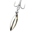 thumbnail image 3 of 10 unidades/juego de 3 anzuelos de pesca con púas de Metal con lentejuelas giratorias (sauce dorado), 3 of 4
