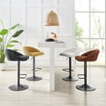 thumbnail image 2 of NPD Furniture Jorrell Fabric Gaslift Swivel Bar Stool in White (Set of 2), 2 of 11