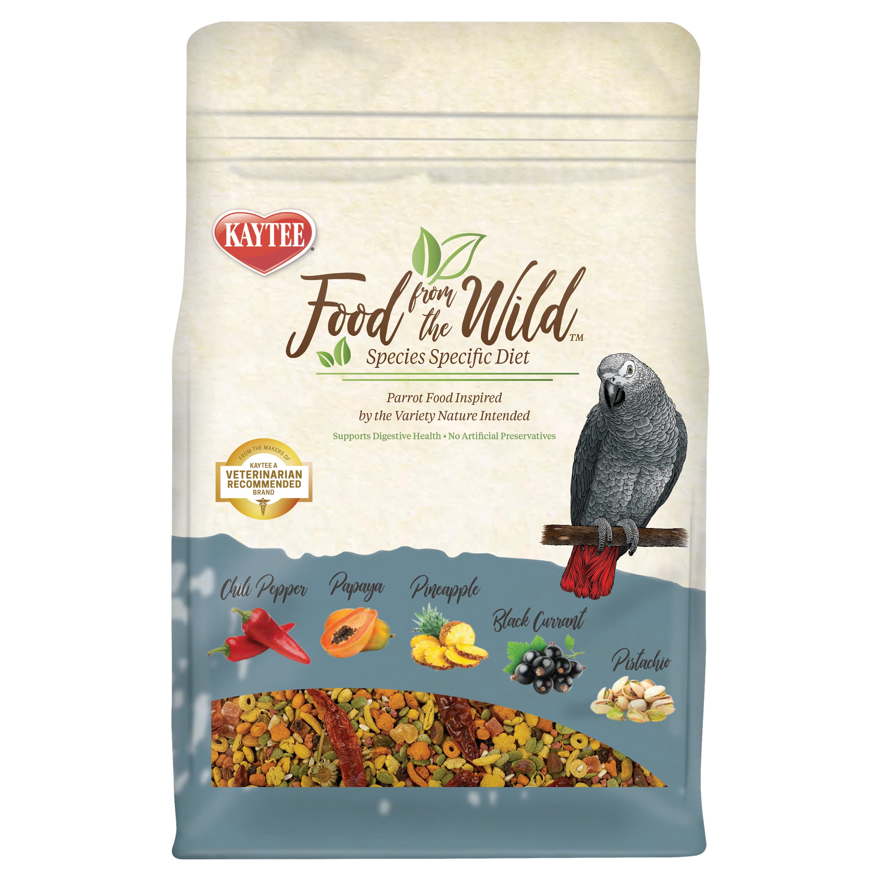 1KG Pet Parrot Tropical Mix Food Treat with Fruits & Seeds 