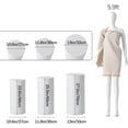 thumbnail image 6 of Vincidern Cylinder Pedestal Stands for Party White 3Pcs Cylinder Tables for Parties Pedestal Display Plinth Pillars for Wedding Birthday Party Art Decor 23.6", 25.5", 27.5", 6 of 15