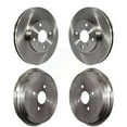 thumbnail image 1 of CMX Front Rear Disc Brake Rotors Drums Kit for Car Toyota Yaris K8-101963, 1 of 11