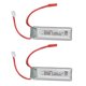 thumbnail image 5 of 2PCS RC Airplane Lithium Battery 7.4v 600mah RC Airplane Replacement Batteries for WLtoys XK A280 RC Airplane, 5 of 5