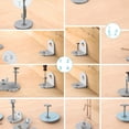 thumbnail image 4 of Heavy Duty L Brackets, Stainless Steel Metal Shelf Brackets, Right Angle Corner BracesforWood, Floating Wall Mounted Shelving SupportsforHome, GarageandWorkshop, 4 of 6
