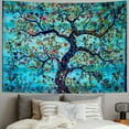 thumbnail image 2 of BCIIG  Turquoise Tree of Life Twin Size Indian Bohemian Wall Art Tapestry - Mandala Tapestry, Hippie Tapestries Psychedelic Boho Tapestry, Wall Hanging for Bedroom, 2 of 6