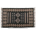 thumbnail image 2 of Wool Jute Kilim Rug, Handwoven, Decorative Kilim Dhurrie Rug, Accent Traditional Indian/WOOL JUTE RUGS Vintage Handwoven Bohemian Modern Gifts Rug ( 6x9 Ft ) ( KILM- 96 ), 2 of 6