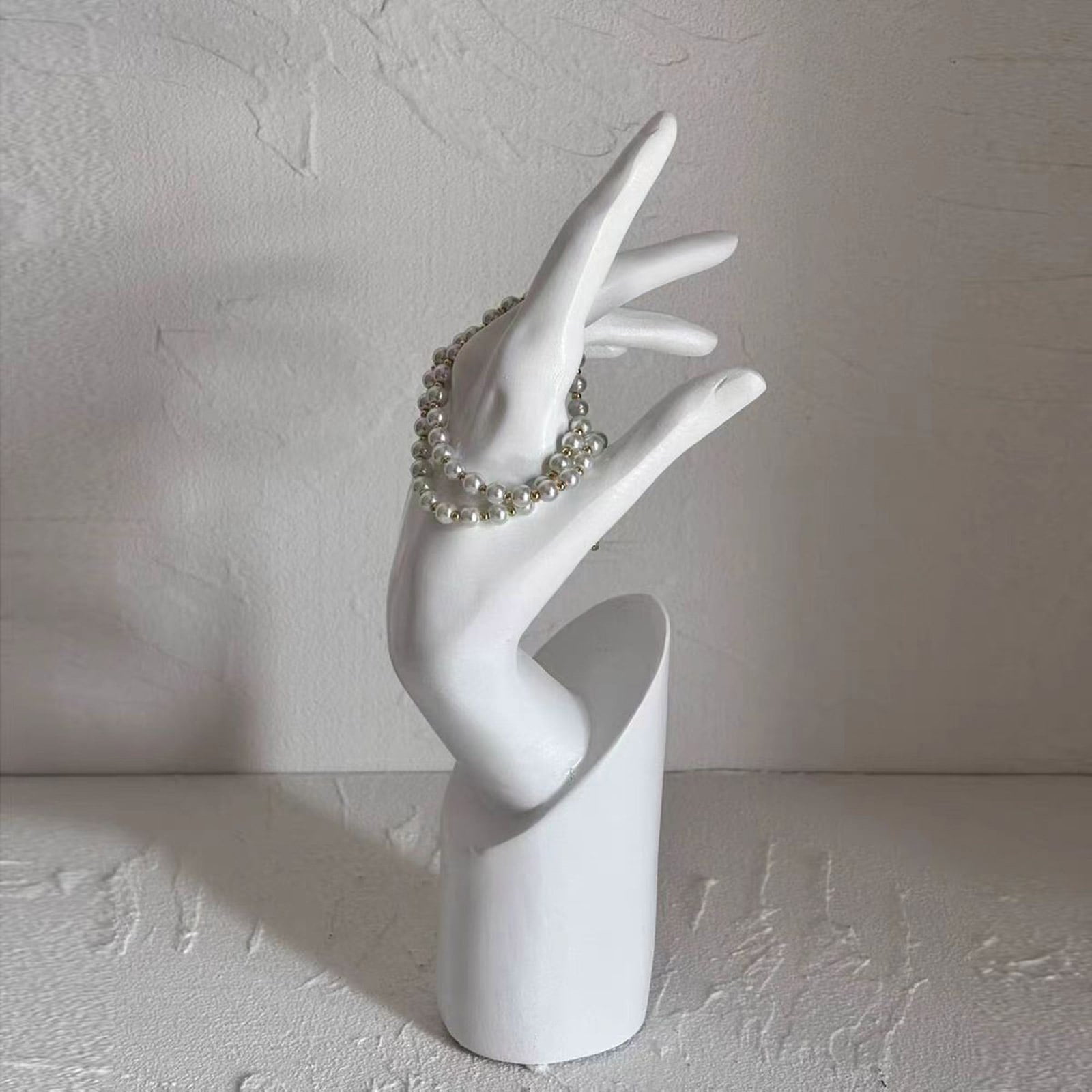 Elegant Female Hand Mannequin Jewelry Storage Display Stand Accessory for Necklace Showcasing Home Organization