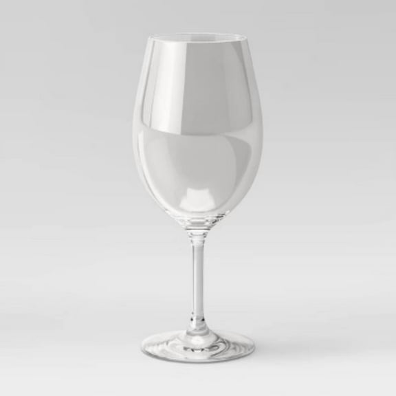 20oz Plastic Stemmed Wine Glass - Copolyester, Dishwasher-Safe, Traditional Style Drinkware