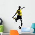 thumbnail image 1 of Brazilian Soccer Football Player Wall Decal by Wallmonkeys Peel and Stick Graphic (24 in H x 14 in W) WM198318, 1 of 4