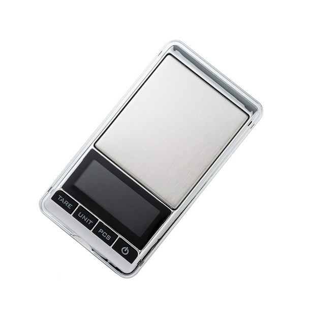 Scienceny Báscula Digital de precisión, pantalla LCD, de joyería de ley, báscula de gramo para hierbas, accesorios de laboratorio de cocina Medidores de medidas dimensionales 300G/0.01G