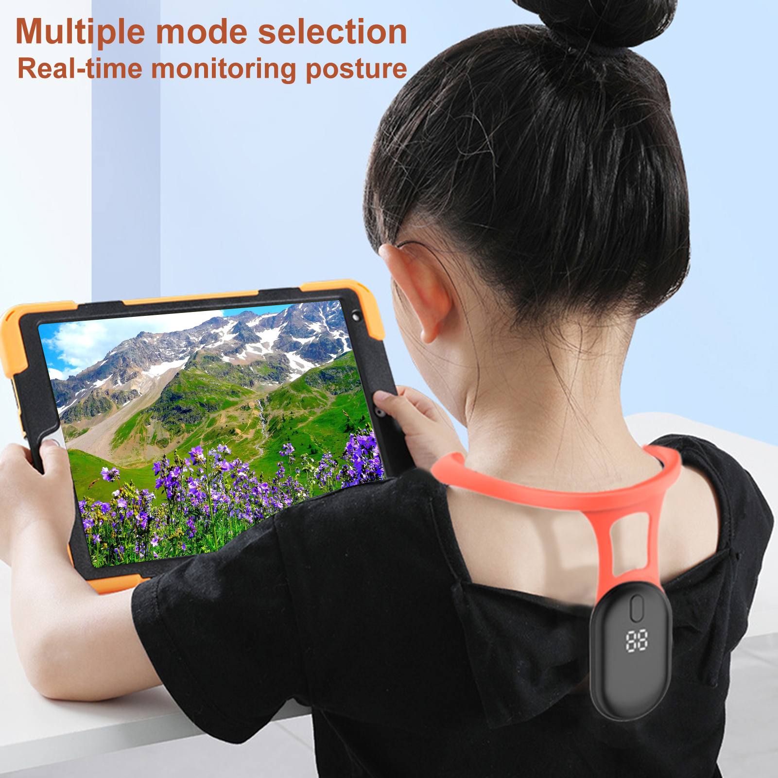 Happydeer Posture Corrector Vibration 400mAh Battery Operated Scientific Ergonomic Posture Tracking And Training in Real Time Reminder Posture Correction for Back for Men Women