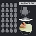 thumbnail image 2 of 240Pcs 10 Sheets Double Sided Clear Adhesive Pads Convex Shaped Silicone Double-Sided Tape Detachable No Remnant Adhesive Tape Non-Marking Removable Gel Tape for Mini Figure diy, 2 of 6