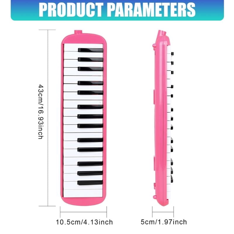 CEORPER Easy to Learn Portable Harmonica 32 Keys with Clear Notes and Comprehensive