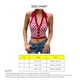 thumbnail image 4 of Top de verano para mujer, camiseta sin mangas con cuello Halter de punto con estampado de corazón y una hilera de botones, camiseta sin mangas con cuello vuelto para mujer, 4 of 8