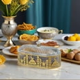 thumbnail image 2 of Ramadan Serving Tray for Middle East Snack and Dry Fruit with PP and Wrought Iron Material, Ideal for Holiday Decor, 2 of 9