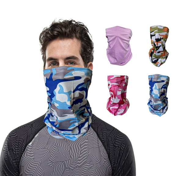 Cheers.US Mask for Men Windproof Summer Scarf Mask Women Neck for Cycling Motorcycle Running Ice Magic Headscarf Riding Sunscreen Bib