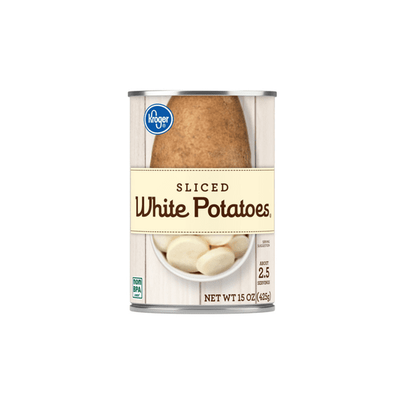 KR Sliced White Potatoes - 15oz can