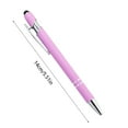 thumbnail image 5 of 2-in-1 Stylus Pen for Touchscreen with 0.7mm Ballpoint & 6mm Capacitive Tip, Metal Pen,Pens Ballpoint,Smooth One-Handed Click Operation,Ideal for Corporate Gifts & Logo Printing(Yellow,1PC), 5 of 6