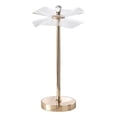 thumbnail image 2 of Accent Table Lamp, LED, Lotus Shape Acrylic, Copper, Gold, 18 Inch, 2 of 8