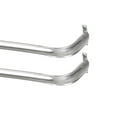 thumbnail image 3 of Kenney ® Fast Fit Easy Install Superior Hold Premium Curtain Rod, 2-Pack 28-48" - Satin Silver, 3 of 5