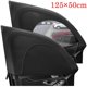 thumbnail image 1 of 2Pcs Car Window Shade Curtain Elastic Auto Front Rear Side Window Sun Shade Breathable Privacy Sunshade Protection Cover for Car, 1 of 5