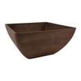 thumbnail image 1 of Arcadia PSW FBD30C Simplicity Square Planter, 12 by 12 by 6-Inch, Chocolate, 1 of 5