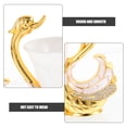 thumbnail image 4 of 1 Set Coffee Spoon Dessert Spoon Dinner Snack Spoon with Swan Molding Holder, 4 of 8