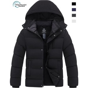 Wantdo Men's Winter Waterproof Puffer Parka