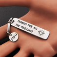 thumbnail image 3 of Valentine's Day Stainless Steel Keychain Thanks for All the Orgasms Couple for Key Ring Fashion Jewelry for Husband Wife Silver, 3 of 4