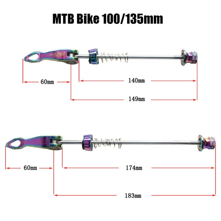 Quick release hotsell skewer sizes