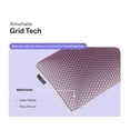 thumbnail image 3 of Almohada Grid Tech Estándar Luuna de Látex Talalay Hipoalergénica, Soporte Ergonómico Fresco, Firmeza Media, 3 of 9