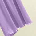 thumbnail image 6 of Diufon Womens Sleep Shorts Soft Comfy Elastic High Waist Wide Leg Loose Shorts Casual Ruffle Hem Pajama Shorts, 6 of 7